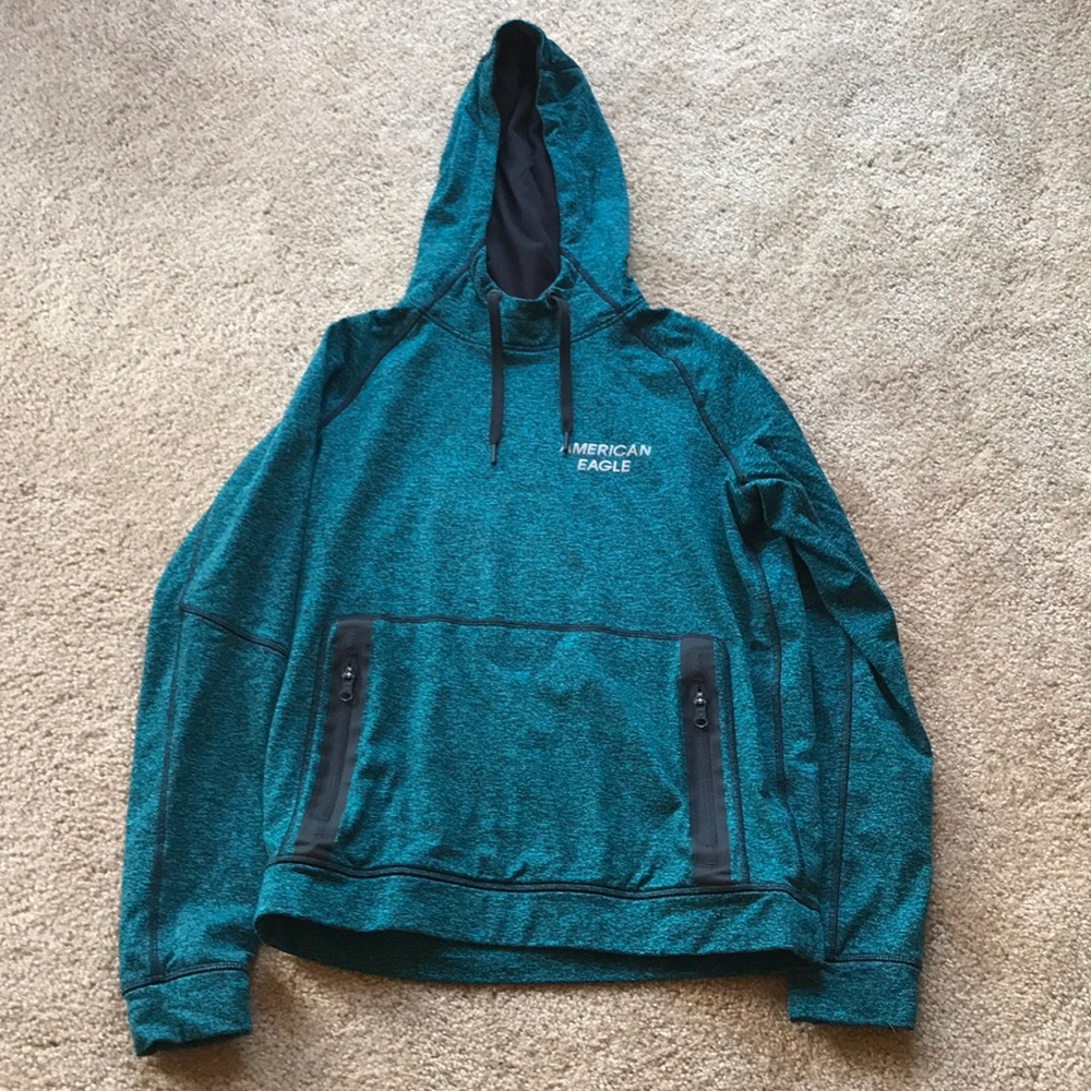 Green American Eagle a Hoodie